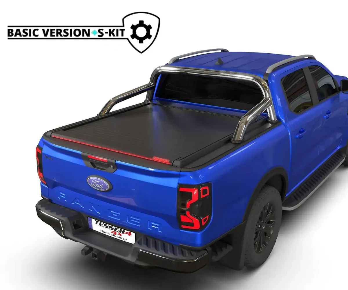 Купити Ролет для Ford Ranger XLT/SPORT 2023+ з дугами Tessera Roll+ (Basic+S-KIT)